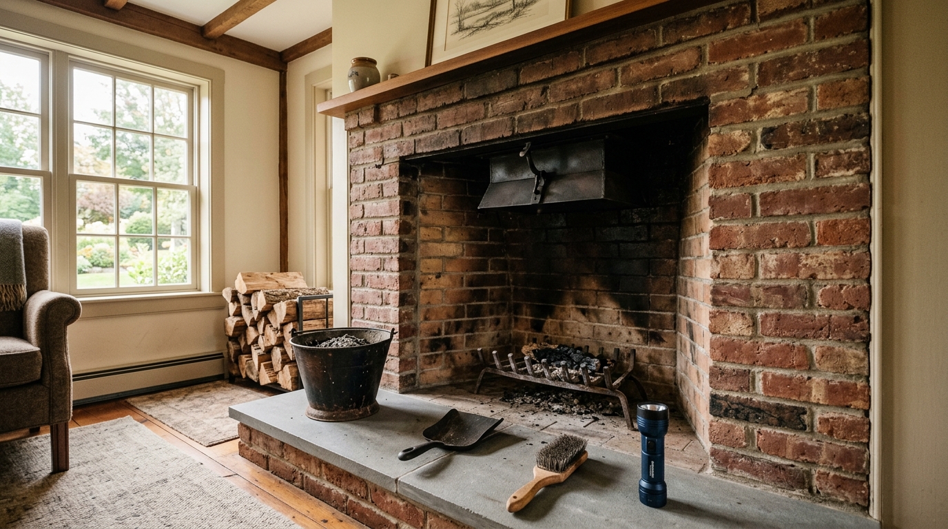 How to Check and Clean Your Fireplace and Chimney Before the First Fire of the Season