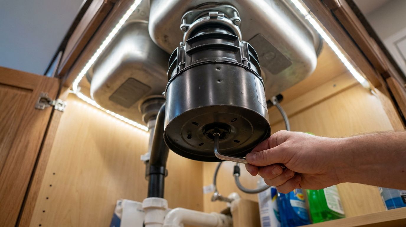 How to Fix a Jammed Garbage Disposal That's Humming but Not Spinning