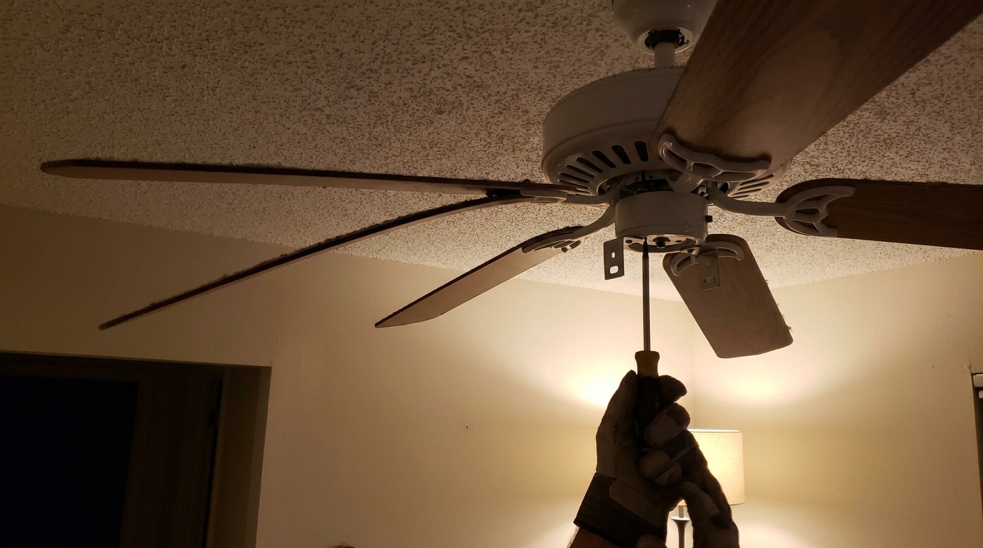 How to Fix a Noisy or Wobbly Ceiling Fan — Step-by-Step Guide